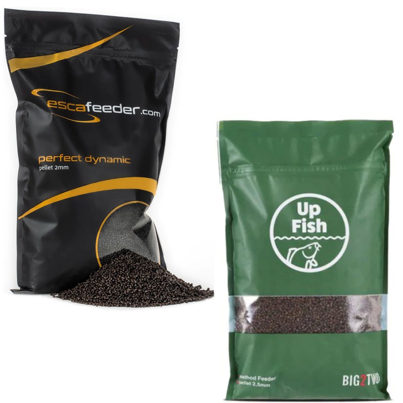 Esca Feeder Pellet 2mm Perfect Dynamic + Up Fish Pellet 2,5 mm Big 2
