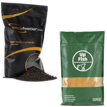 Zestaw Esca Feeder Pellet 2 mm Perfect Dynamic + Up Fish Zanęta Expert 2