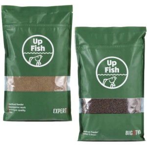 Zestaw Up Fish Pellet Big 2 2,5mm + Method Mix Epxpert 1