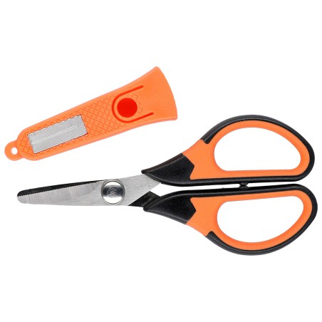 NOŻYCZKI MIKADO DO PLECIONKI Z OSTRZAŁKĄ