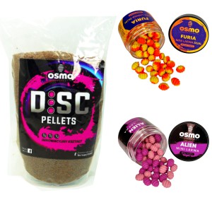 Zestaw Osmo Pellet Zanętowy Pro Disc + Wafters Mini Larwa Osmo Furia Alien