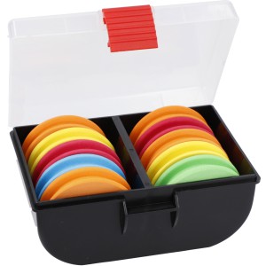 PUDEŁKO MIKADO Z KRĄŻKAMI NA PRZYPONY (15.5x12x7cm)