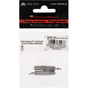 CIĘŻAREK MIKADO CYLINDRYCZNY Z KRĘTLIKIEM - 10g - op.2szt.