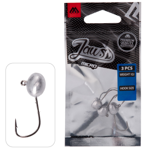 GŁÓWKA JIGOWA MIKADO JAWS MICRO - 1.5g-2 BN - op.3szt.