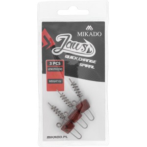 WKRĘT DO PRZYNĘT MIKADO JAWS QUICK CHANGE SPIRAL - 10gr - 6cm - op.3szt.