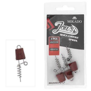 WKRĘT DO PRZYNĘT MIKADO JAWS QUICK CHANGE SPIRAL - 15gr - 4.7cm - op.3szt.