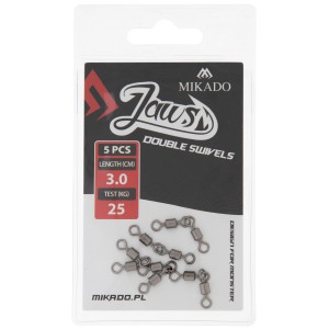 KRĘTLIK MIKADO JAWS DOUBLE SWIVELS - 25kg - op.5szt.