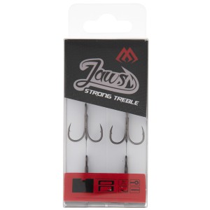 KOTWICE KOTWICZKI MIKADO JAWS STRONG POTRÓJNA nr 1/0 - op.6szt.