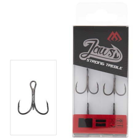 KOTWICE KOTWICZKI MIKADO JAWS STRONG POTRÓJNA nr 8 - op.8szt.