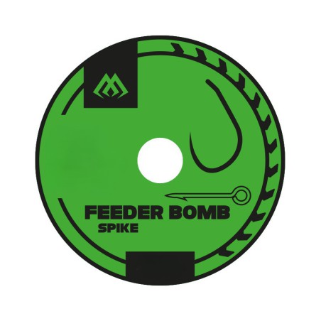 PRZYPON FEEDER BOMB MIKADO Z IGŁĄ bez zadziora nr 8 /0.23mm/38cm - 8szt.