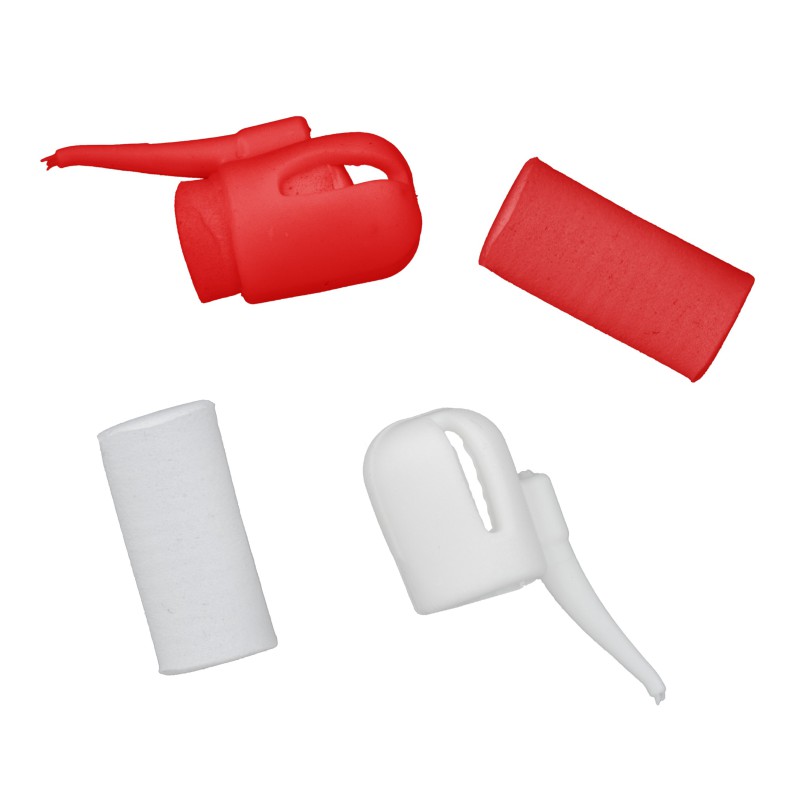 ZESTAW MIKADO ZIG ALIGNER SET - CZERWONY/BIAŁY - op.4szt.