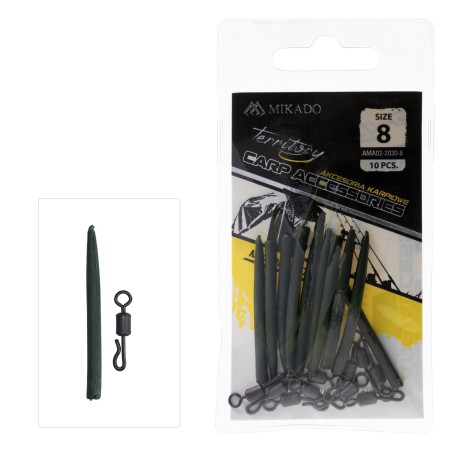 KRĘTLIK SZYBKIEJ WYMIANY Z GUMKĄ ANTYSPLĄTANIOWĄ MIKADO nr 8 - op.10szt.