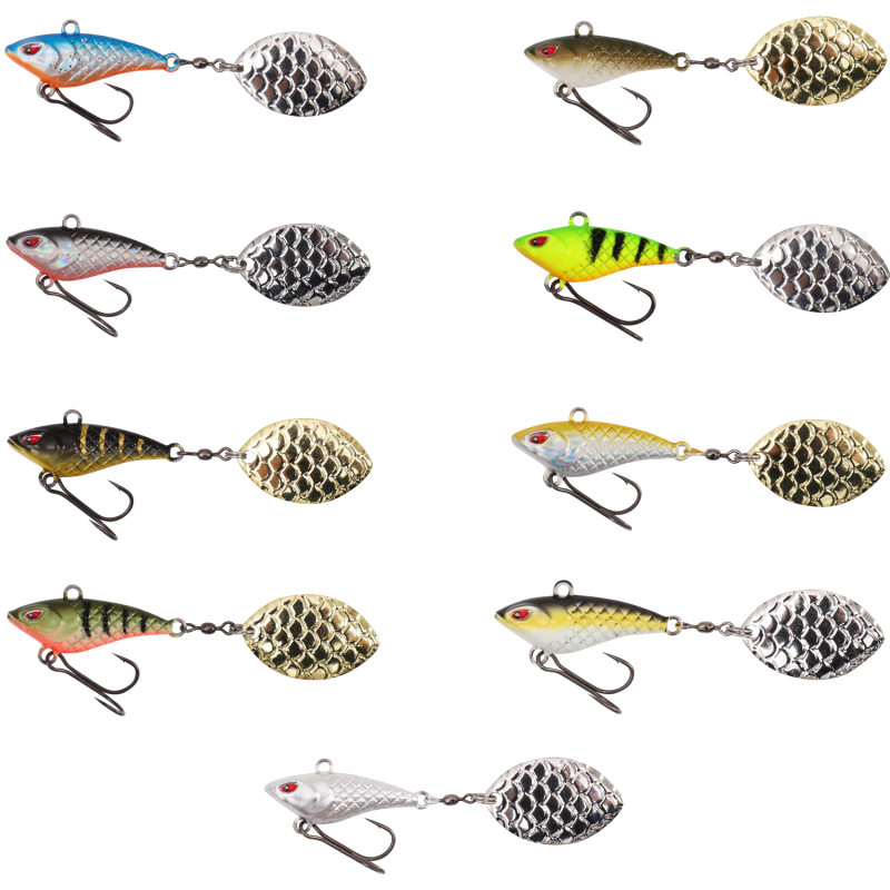 Zestaw Mikado Wirujący Ogonek M-Tail 6 g Mix Kolorów