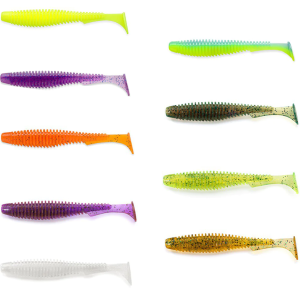 Zestaw Przynęt Fishup U-Shad 4" 9 Sztuk Mix Kolorów