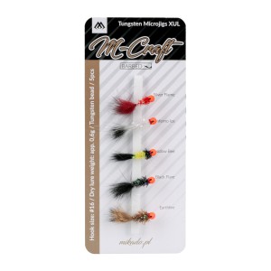 ZESTAW MIKADO M-CRAFT TUNGSTEN MICROJIGS - UL / 10 / 1.5g - Z ZADZIOREM