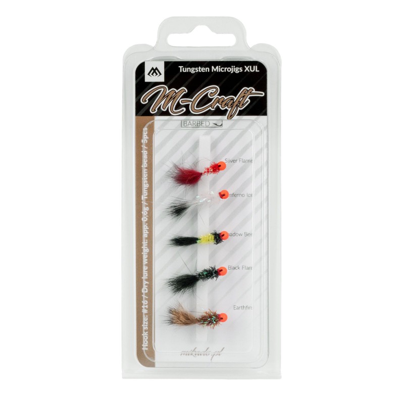 ZESTAW MIKADO M-CRAFT TUNGSTEN MICROJIGS - UL / 10 / 1.5g - Z ZADZIOREM