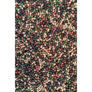 Pellet 4mm Halibut - Green black red - Feeder Bait