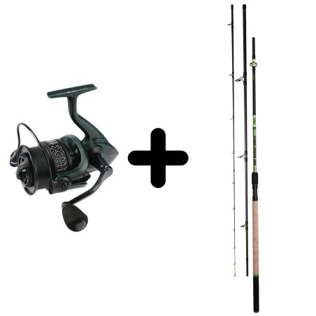 Zestaw Mikado Wędka Toxy Power Feeder 390 200g + Kołowrotek Noctis LCF 5010 FD