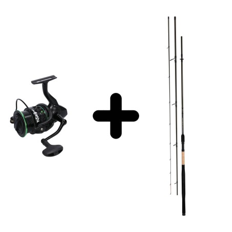 Zestaw Wędka Mikado Katsudo Distance Feeder 120g + Kołowrotek Mikado Toxy MF