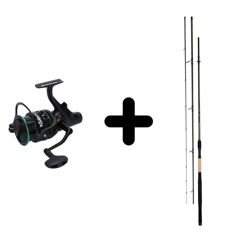 Zestaw Wędka Mikado Katsudo Distance Feeder 120g + Kołowrotek Mikado Toxy FR