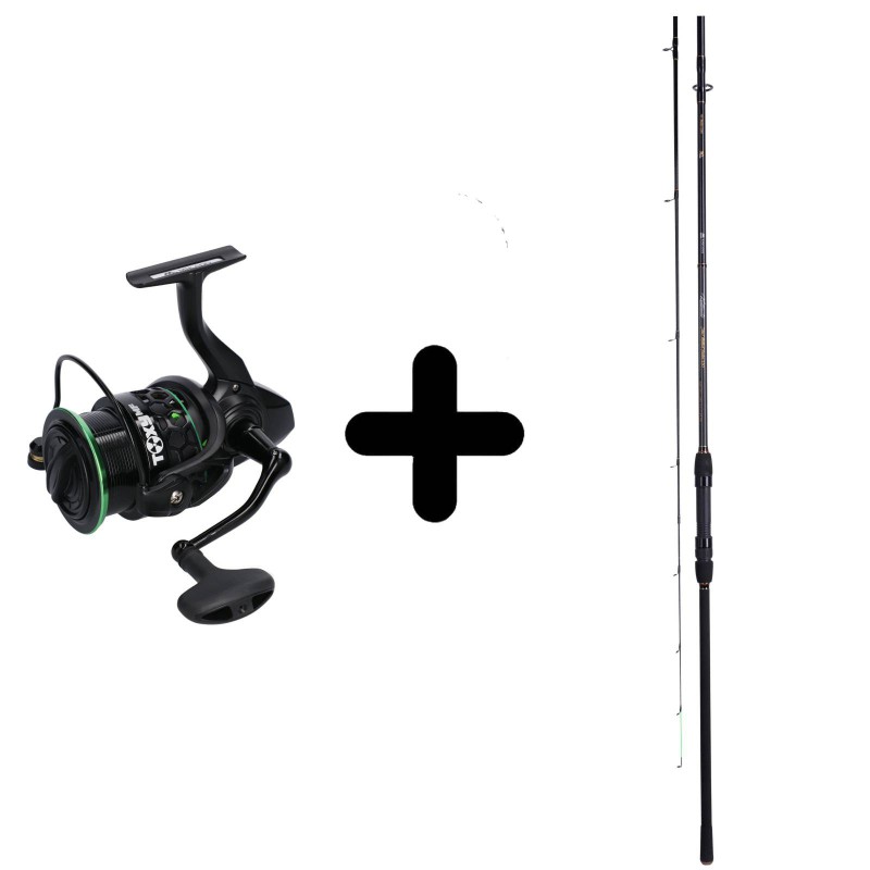 Zestaw Mikado Katsudo Slim Method Feeder 90 g + Kołowrotek Mikado Toxy MF