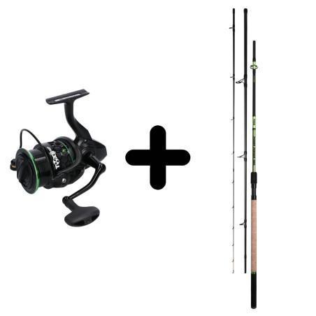 Zestaw Wędka Mikado Toxy Power Method Feeder + Kołowrotek Mikado Toxy MF