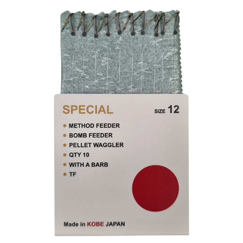 Przypony HAND MADE Esca Feeder SPECIAL z zadziorem 12 / 0.20mm - IGŁA