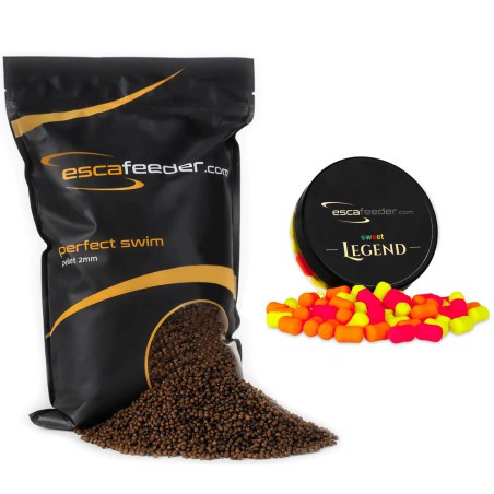 Zestaw Esca Feeder Pellet Perfect Swim 2mm + Wafters SWEET LEGEND 10mm