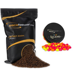 Zestaw Esca Feeder Pellet Perfect Swim 2mm + Wafters SWEET LEGEND Mini 6mm