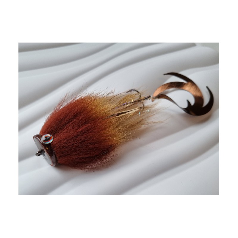 Mucha szczupakowa Gajda Lures SMOK 25cm BROWN - 1szt.