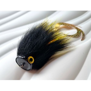 Mucha szczupakowa Gajda Lures SMOK 25cm BLACK GOLD - 1szt.