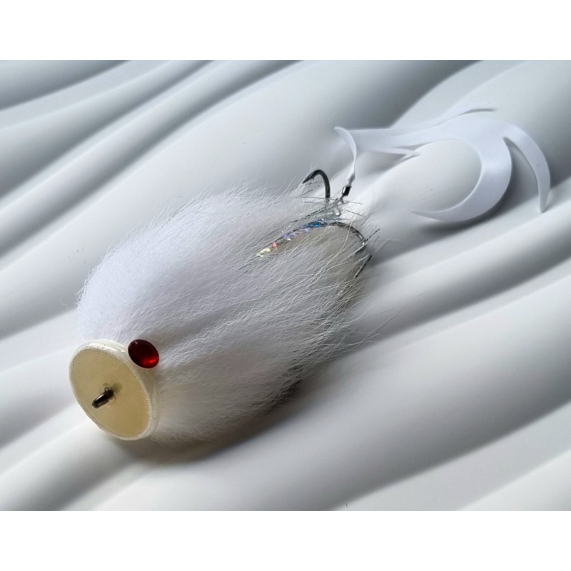 Mucha szczupakowa Gajda Lures MINI SMOK 21cm ALBINOS - 1szt.