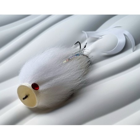 Mucha szczupakowa Gajda Lures MINI SMOK 21cm ALBINOS - 1szt.