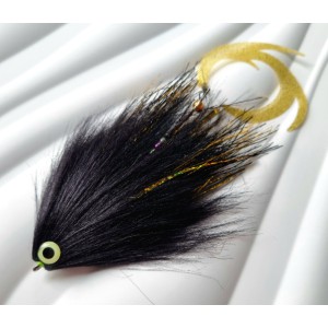 Mucha szczupakowa Gajda Lures HYBRYDA 22cm BLACK GOLD - 1szt.