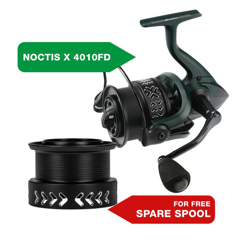 KOŁOWROTEK MIKADO NOCTIS X LCF 4010 FD + szpula zapasowa