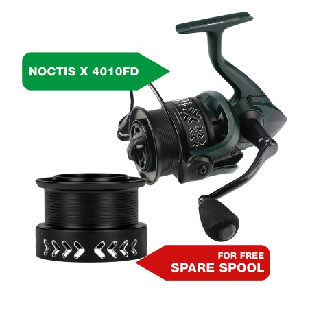 KOŁOWROTEK MIKADO NOCTIS X LCF 4010 FD + szpula zapasowa