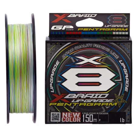PLECIONKA YGK X-Braid Upgrade X8 Pentagram 150m PE 0.6/0.128mm 14lb/6,3kg