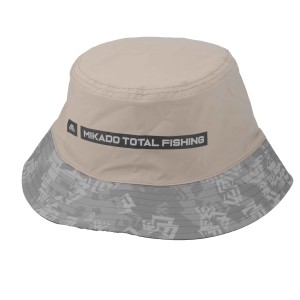 CZAPKA BUCKET HAT MIKADO DWUSTRONNA Z FILTREM UPF