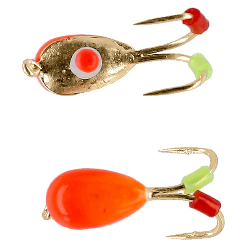 PRZYNĘTA MIKADO ICE BUG POMARAŃCZOWY 4mm - ZŁOTY - op.4szt.