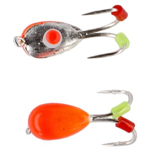 PRZYNĘTA MIKADO ICE BUG POMARAŃCZOWY 4mm - SREBRNY - op.4szt.