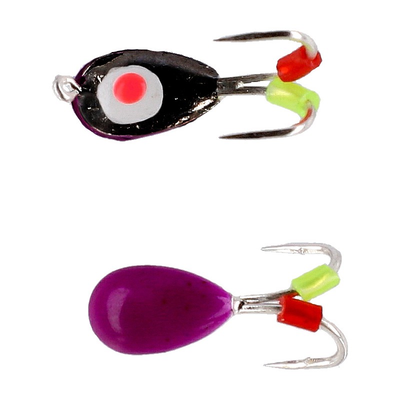 PRZYNĘTA MIKADO ICE BUG 4mm - FIOLETOWO CZARNY - op.4szt.