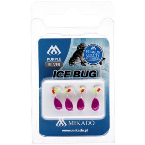 PRZYNĘTA MIKADO ICE BUG 4mm - FIOLETOWO SREBRNY - op.4szt.
