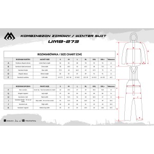 KOMBINEZON ZIMOWY -MIKADO - XL