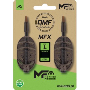 2 x KOSZYCZEK MIKADO METHOD FEEDER MFX - Q.M.F. rozm. L - 40g