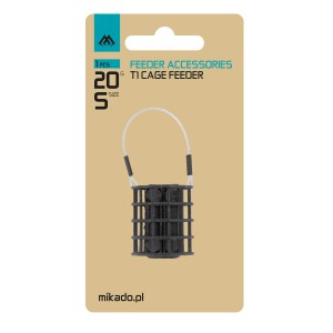 KOSZYCZEK ZANĘTOWY MIKADO T1 CAGE FEEDER - rozm. S - 20g