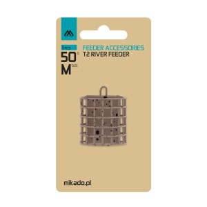 KOSZYCZEK ZANĘTOWY MIKADO T2 RIVER FEEDER - rozm. M - 50g