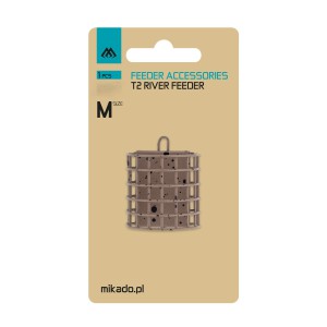 KOSZYCZEK ZANĘTOWY MIKADO T2 RIVER FEEDER - rozm. M - 100g