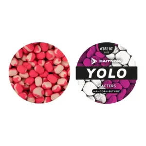 WAFTERS METHOD FEEDER BAITNOW YOLO WHITE&PINK MANGO&N-BUTYRIC ROZ.6/8/10 24g