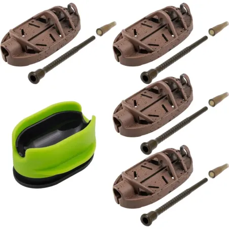 Zestaw Method Feeder Mikado MFX Q.M.F. 4x Podajnik 30g + Foremka PRESS MOULD