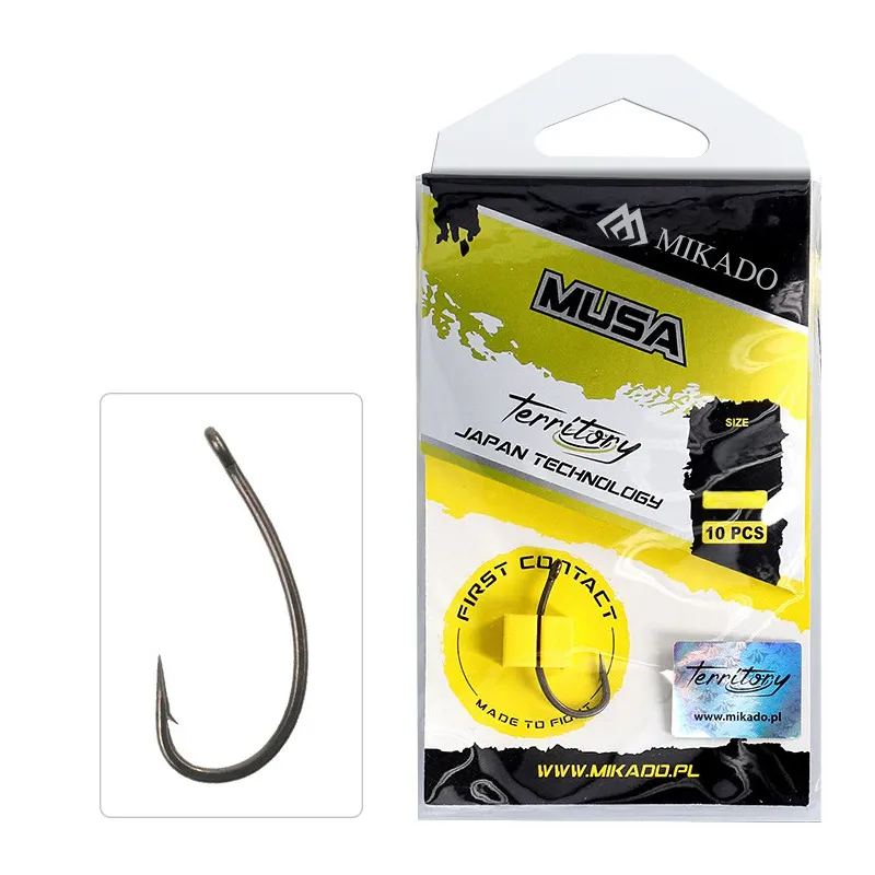 HACZYK MIKADO TERRITORY - MUSA nr 4 - POKRYTY TEFLONEM - 10szt.